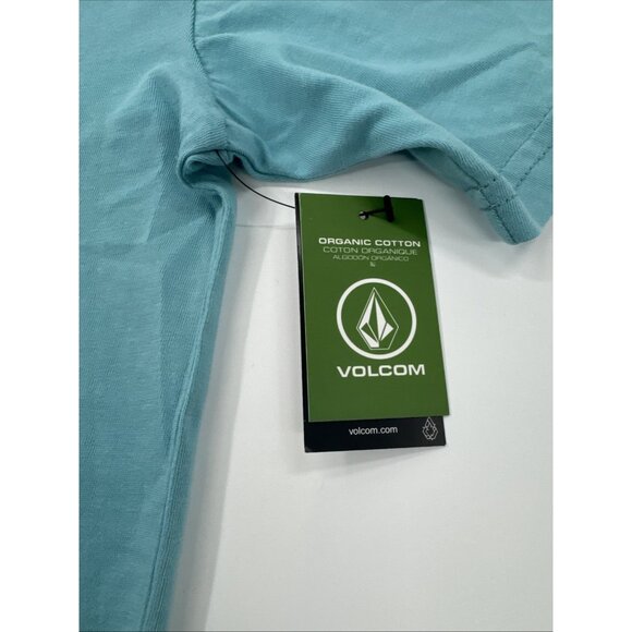 Volcom T Shirt Youth Boys XL Teal Skater Logo Surf Casual Graphic Summer Tee NEW - Picture 6 of 10